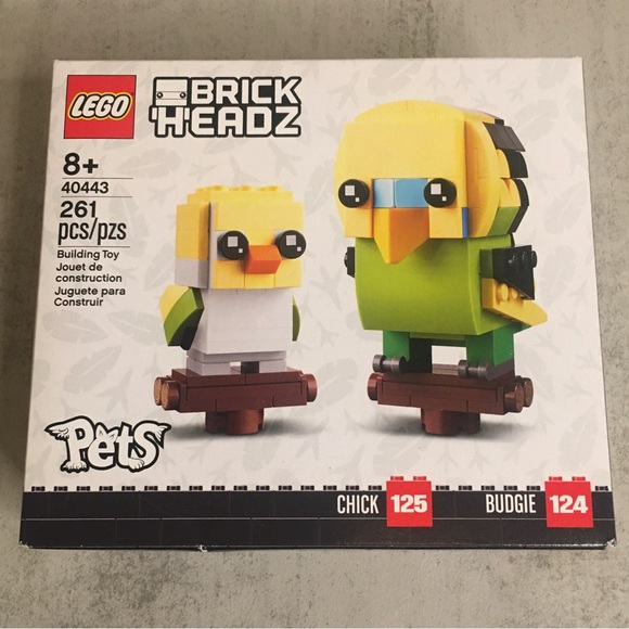 Lego BrickHeadz Pets Budgie & Chick Set (#40443) - Picture 1 of 8